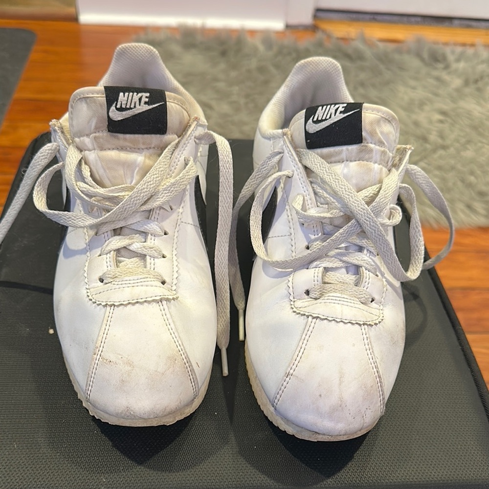 Nike Classic White Lace-Up Sneakers